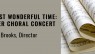 The Most Wonderful Time: A Winter Choral Concert – Dec 7, 2023
