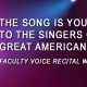 The Song is You: A Tribute To The Singers of The Great American Songbook – Oct 14, 2022